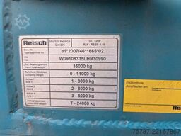 REISCH 65 cbm Schubboden, BPW Trommel, Kornschieber