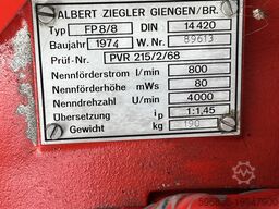 Motopompa Ziegler FP 8/8 1974 – Silnik Volkswagen 1.2 34 KM – 163 mth Motopompa Ziegler FP 8/8 1974 – Silnik Volkswagen 1.2 34 KM – 163 mth