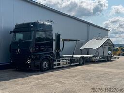 MERCEDES-BENZ Actros mit Anhänger für 6 PKW