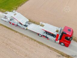 MERCEDES-BENZ Actros mit Anhänger für 6 PKW