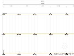 10x20m Lagerbühne , Belastung : 500kg/qm Unterkante: 2,5m ,ca. 200qm Systembühne