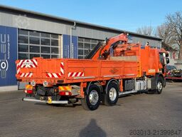 RENAULT Premium Lander Pritsche mit Kran FASSI