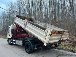 RENAULT Midlum 210 Kipper + Kran HMF850