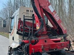 RENAULT Midlum 210 Kipper + Kran HMF850