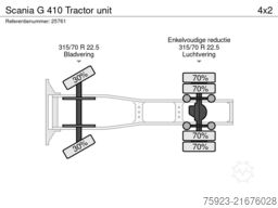 Scania G 410 Tractor unit