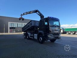 MAN TGS 33.470 6x4 3 zijdige Kipper/ Hiab 188 B-3 E...