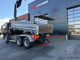 MAN TGS 33.470 6x4 3 zijdige Kipper/ Hiab 188 B-3 E...