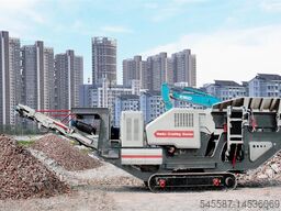 Tracked mounted mobile crushing station Crawler mobile stone crusher