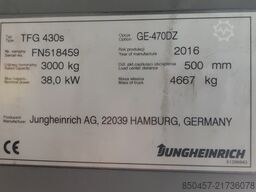 Jungheinrich TFG 430s 4.7m/ 3t /4 ventil