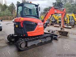 Kubota U50-5 with 3 excavator buckets