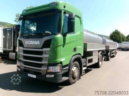 SCANIA R 410 Gliederzug mit HLW Lebensmittel-Tank
