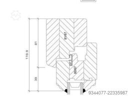 Weinig Unicontrol 6 Werkzeuge IV67,79,91 mm