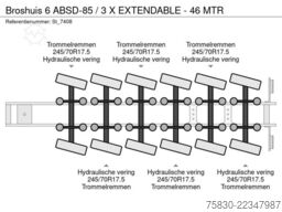 Broshuis 6 ABSD-85 / 3 X EXTENDABLE - 46 MTR