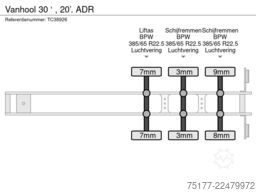 Vanhool 30 ‘ , 20’. ADR