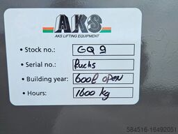 Fuchs HDMS 600 Liter open orange peel grab