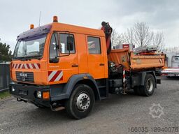 MAN LE18.280 Doka/7Sitze/Automatik/Kipper/Kran/Winde