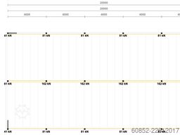 10x20m Lagerbühne , Belastung : 500kg/qm Unterkante: 2,5m ,ca. 200qm Systembühne