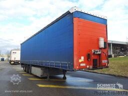 Brandalı açık yarı römork Schmitz Cargobull Semitrailer Curtainsider Standard Hayon