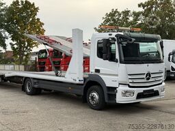 Camion transportator de autoturisme MERCEDES-BENZ Atego 1230 Doppelstock 6,4m+4,65m Tempomat Klima