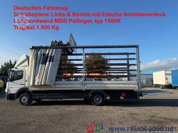 Mercedes-Benz Atego 1224 Schiebeplane L+R Edscha MBB LBW 1,5T