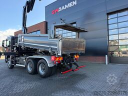 MAN TGS 33.470 6x4 3 zijdige Kipper/ Hiab 188 B-3 E...