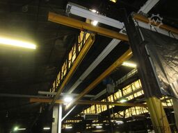 Demag Erikkila Portalkran 9,6x5,5m 500KG 2x Demag PK Kettenzug 2x0,5t Kran