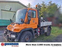 Unimog U300 405/20 4x4, Frontzapfwelle, Kipper