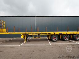 Nooteboom 3 axle extendable flatbed trailer