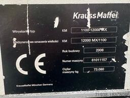 KraussMaffei KM 1100 – 12000 MX