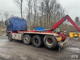 Scania R164 580 8x2 tridem hook truck