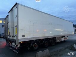 Limetec semi-trailer with full side opening.