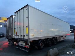 Limetec semi-trailer with full side opening.