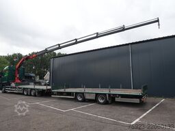 Mercedes-Benz Actros 2542 6x2 machine/car transport combi wit...