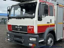 MAN 15.285 METZ Feuerwehr Drehleiter 39mRettungskorb