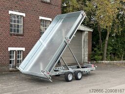 Brian James Trailer TIPPER 526-4020-35-2-12 | PENDELKLAPPE 400X200X30CM 3500KG RÜCKWÄRTSKIPPER | SCHWARZ