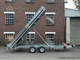 Brian James Trailer TIPPER 526-4020-35-2-12 | PENDELKLAPPE 400X200X30CM 3500KG RÜCKWÄRTSKIPPER | SCHWARZ