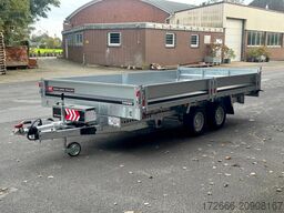 Brian James Trailer TIPPER 526-4020-35-2-12 | PENDELKLAPPE 400X200X30CM 3500KG RÜCKWÄRTSKIPPER | SCHWARZ