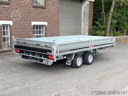 Brian James Trailer TIPPER 526-4020-35-2-12 | PENDELKLAPPE 400X200X30CM 3500KG RÜCKWÄRTSKIPPER | SCHWARZ