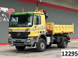 MERCEDES-BENZ Actros 1850 V8 MP2 4x4 BB Meiller-DSK, Palfinger
