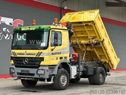 MERCEDES-BENZ Actros 1850 V8 MP2 4x4 BB Meiller-DSK, Palfinger