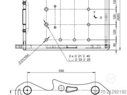 OilQuick OQ65 Adapterplatte für Westtech & mehr / NEU