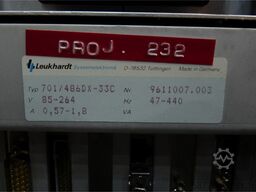 Leukhardt LS-IC  701 / 486DX-33C  Industrierechner mit Bildschirm und Tastatur