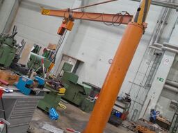 Żuraw warsztatowy / słupowy z wciągarką jezdną – obrót 360° – wysięg 412 cm Żuraw warsztatowy / słupowy z wciągarką jezdną – obrót 360° – wysięg 412 cm