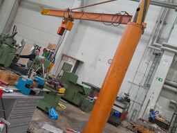 Żuraw warsztatowy / słupowy z wciągarką jezdną – obrót 360° – wysięg 412 cm Żuraw warsztatowy / słupowy z wciągarką jezdną – obrót 360° – wysięg 412 cm