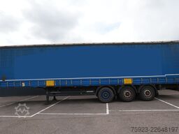 Kogel 3 axle curtainside trailer with side boards