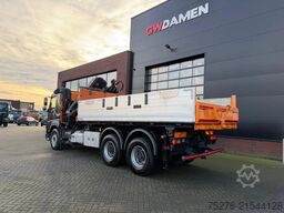 Volvo FMX 460 6x4 3 zijdige Kipper/ Hiab 288 E-6,Winc...