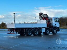 MAN TGS 35.470 8x4 Pritsche + FASSI F345RB Kran,JIB