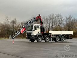 MAN TGS 35.470 8x4 Pritsche + FASSI F345RB Kran,JIB