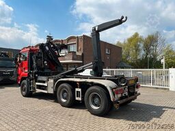 MAN 32.400 Abroller +HMF Kran +Greifer +Lenkachse