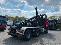 MAN 32.400 Abroller +HMF Kran +Greifer +Lenkachse